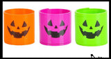 Halloween Spring Coil Novelty Toys - Colored Pumpkin Jack O Lantern Party Favor - Trick or Treat Prize