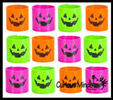 Halloween Spring Coil Novelty Toys - Colored Pumpkin Jack O Lantern Party Favor - Trick or Treat Prize