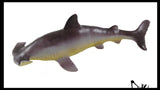 LAST CHANCE - LIMITED STOCK - Hammerhead Shark Stretchy and Squeezy Toy - Crunchy Bead Filled - Fidget Stress Ball