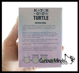 Hatch and Grow a Turtle Egg in Water - Add Water and it Grow - Critter Toy Bath - Soak in Water and It Expands