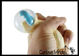 Hatching Dinosaur Egg Squeeze Stress Ball with Baby Dino -  Sensory, Stress, Fidget Toy