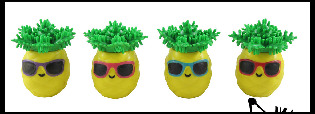 LAST CHANCE - LIMITED STOCK - Cute Pineapple Hedge Balls -  Spiky Wooly Porcupine Balls - Sensory Novelty Toy