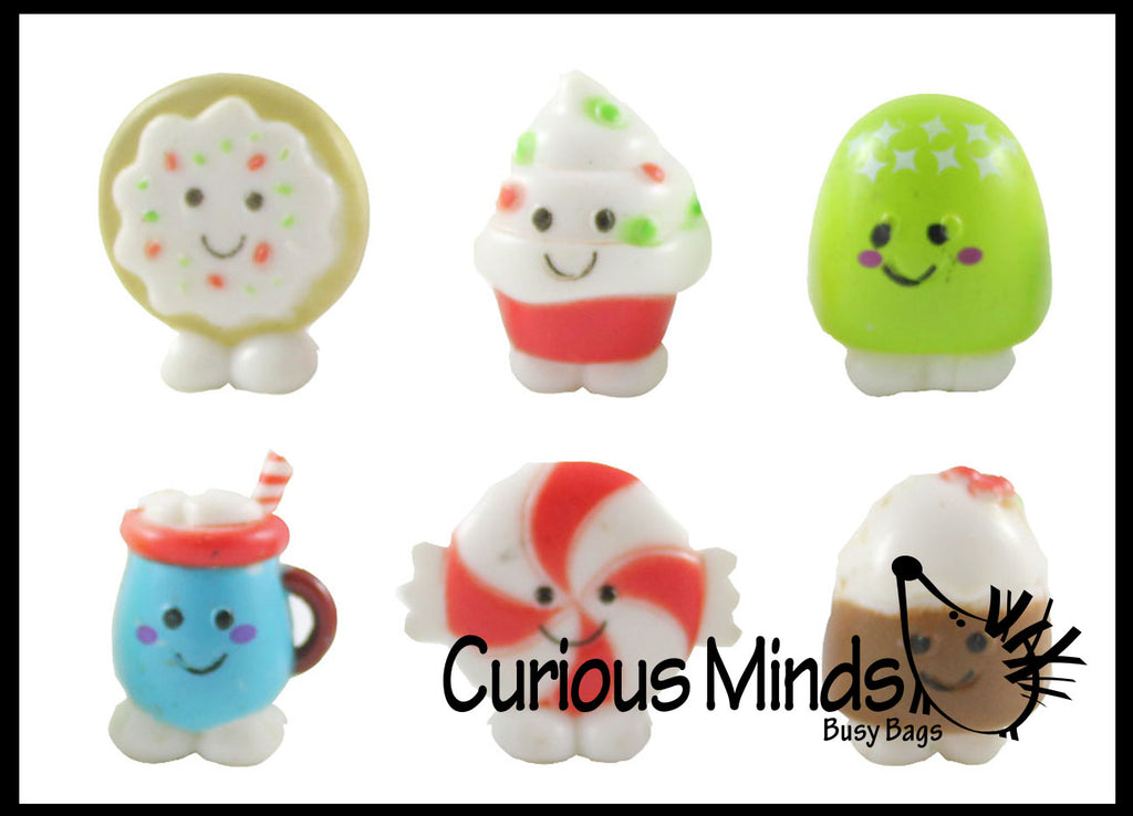 LAST CHANCE - LIMITED STOCK  - Cute Holiday Treats Food Figurines Replicas - Math Counters, Sorting or Alphabet Objects