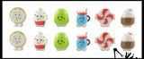 LAST CHANCE - LIMITED STOCK  - Cute Holiday Treats Food Figurines Replicas - Math Counters, Sorting or Alphabet Objects