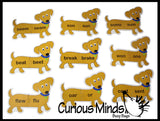LAST CHANCE - LIMITED STOCK - CLEARANCE SALE - Homophone Dogs Matching Puzzle - Language Arts Teacher Supply - Different Meanings