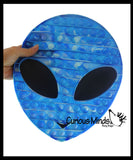 BULK - WHOLESALE - SALE - Jumbo Alien Bubble Pop Fidget Toy - Silicone Push Poke Bubble Wrap Fidget Toy - Press Bubbles to Pop - Bubble Popper Sensory Stress Toy