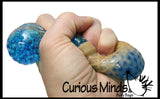 Water Bead Ball Filled Ice Cream Cone Squeeze Stress Ball  -  Sensory, Stress, Fidget Toy