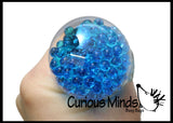 Water Bead Ball Filled Ice Cream Cone Squeeze Stress Ball  -  Sensory, Stress, Fidget Toy