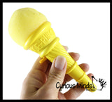 Small Ice Cream Cone Shooter Popper Toy - Foam Ball Shoots From Cone - Launcher Novelty Toy