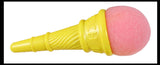 Small Ice Cream Cone Shooter Popper Toy - Foam Ball Shoots From Cone - Launcher Novelty Toy