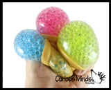 Water Bead Ball Filled Ice Cream Cone Squeeze Stress Ball  -  Sensory, Stress, Fidget Toy