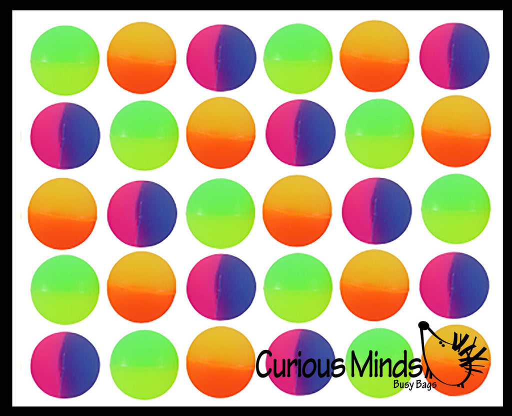 Pretty 1.5" Icy Frosty Bouncy Balls -  Bouncing Ball Party Favor Novelty Toy
