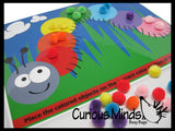 PDF DOWNLOAD - You Print- Color Sort Caterpillar Activity Page