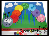 PDF DOWNLOAD - You Print- Color Sort Caterpillar Activity Page