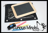 LAST CHANCE - LIMITED STOCK -  SALE -  - Busy Bag:  Travel Chalk Board with Eraser and Chalk