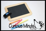 LAST CHANCE - LIMITED STOCK -  SALE -  - Busy Bag:  Travel Chalk Board with Eraser and Chalk