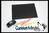 LAST CHANCE - LIMITED STOCK -  SALE -  - Busy Bag:  Travel Chalk Board with Eraser and Chalk