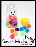 MINI Honey Bear Pom Stuff - Fine Motor Busy Bag
