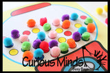 Color Matching Busy Bags: Placing Pom Poms