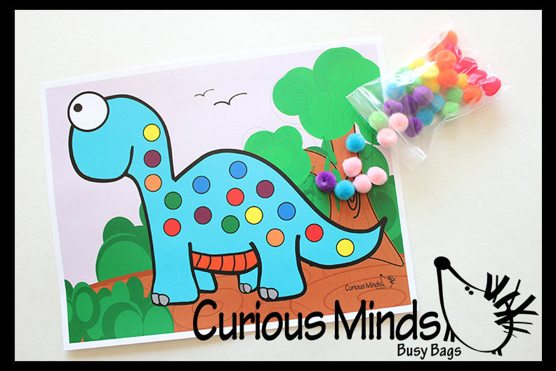 pdf-place-pom-poms-busy-bag-color-sorting-curious-minds-busy-bags for Free Printable Dinosaur Pom Pom Mats PDF Place pom-poms Busy Bag - Color Sorting | Curious Minds Busy Bags for Free Printable Dinosaur Pom Pom Mats