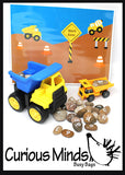 PDF File - YOU PRINT - Busy Bag - Construction Alphabet Matching Learning Game (TRUCK AND ROCKS NOT INCLUDED)