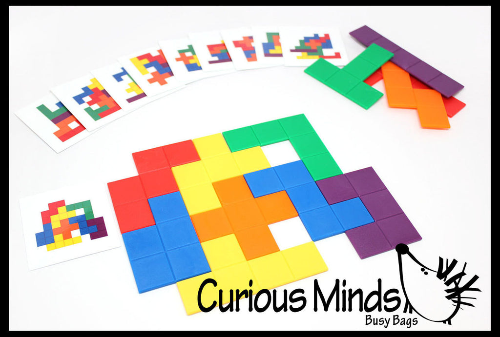 Z DISCONTINUED - Learning game: Pentominoes Pattern Match Busy Bag
