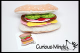 Felt Food Sandwich Shop Busy Bag - Preschool Quiet Activity - Montessori Practical life - Pretend Play - Play Food