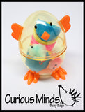 SALE - EASTER Basket Busy Bag filler - Eggs and Chicks in Chick Egg - Color Matching Busy Bag