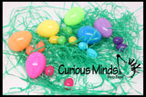 CLEARANCE - SALE - EASTER Basket Busy Bag filler - Matching Eggs and Mini Eggs Color Matching Busy Bags