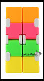 Infinity Cube - Magic Endless Folding Fidget Toy - Flip Over and Over - Bend and Fold Crazy Shapes Puzzle - ADD Anxiety