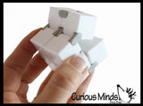 Infinity Cube - Magic Endless Folding Fidget Toy - Flip Over and Over - Bend and Fold Crazy Shapes Puzzle - ADD Anxiety