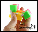 Infinity Cube - Magic Endless Folding Fidget Toy - Flip Over and Over - Bend and Fold Crazy Shapes Puzzle - ADD Anxiety