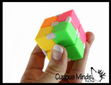 Infinity Cube - Magic Endless Folding Fidget Toy - Flip Over and Over - Bend and Fold Crazy Shapes Puzzle - ADD Anxiety