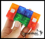Heavy Infinity Cube - Magic Endless Folding Fidget Toy - Flip Over and Over - Bend and Fold Crazy Shapes Puzzle - ADD Anxiety