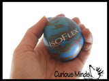 LAST CHANCE - LIMITED STOCK - Isoflex Super Strong Stress Ball - Hard Filled Stress Ball  -  Unique Sensory, Stress, Fidget Toy