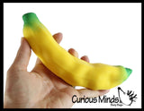 LAST CHANCE - LIMITED STOCK  - SALE - Set of 5 Fun Banana Toys - Moldable Sensory, Stress, Squeeze Fidget Toy ADHD Special Needs Soothing OT Water Beads