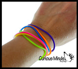 Jelly Bracelets - Bright Smooth Bracelets -  Sensory Fidget Toy - Jewelry 80's 90's