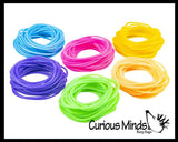Jelly Bracelets - Bright Smooth Bracelets -  Sensory Fidget Toy - Jewelry 80's 90's
