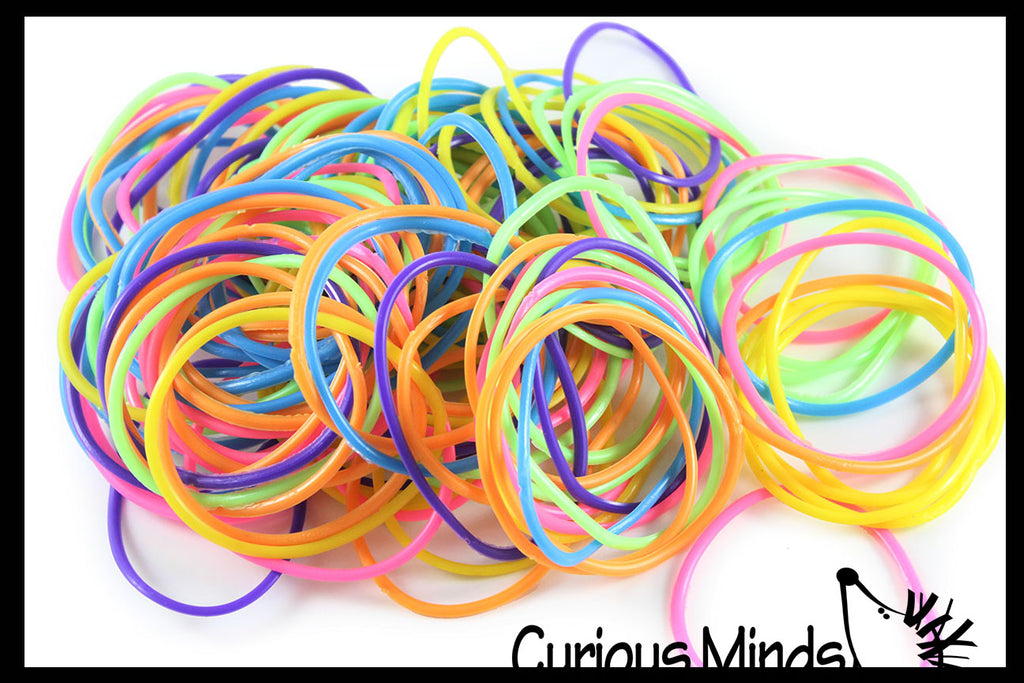 Jelly Bracelets - Bright Smooth Bracelets -  Sensory Fidget Toy - Jewelry 80's 90's