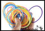 Jelly Bracelets - Bright Smooth Bracelets -  Sensory Fidget Toy - Jewelry 80's 90's