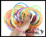 Jelly Bracelets - Bright Smooth Bracelets -  Sensory Fidget Toy - Jewelry 80's 90's