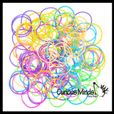 Jelly Bracelets - Bright Smooth Bracelets -  Sensory Fidget Toy - Jewelry 80's 90's