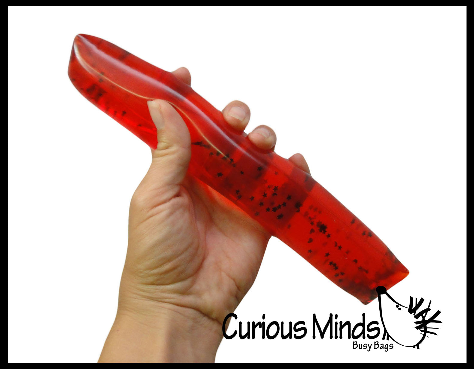 Giant 9.5" Long Water Filled Tube Snake Stress Toy - Squishy Wiggler Sensory Fidget Ball