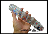 Giant 9.5" Long Water Filled Tube Snake Stress Toy - Squishy Wiggler Sensory Fidget Ball