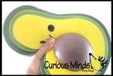 JUMBO Avocado Squishy Slow Rise Foam Food Fruit -  Scented Sensory, Stress, Fidget Toy