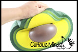 JUMBO Avocado Squishy Slow Rise Foam Food Fruit -  Scented Sensory, Stress, Fidget Toy