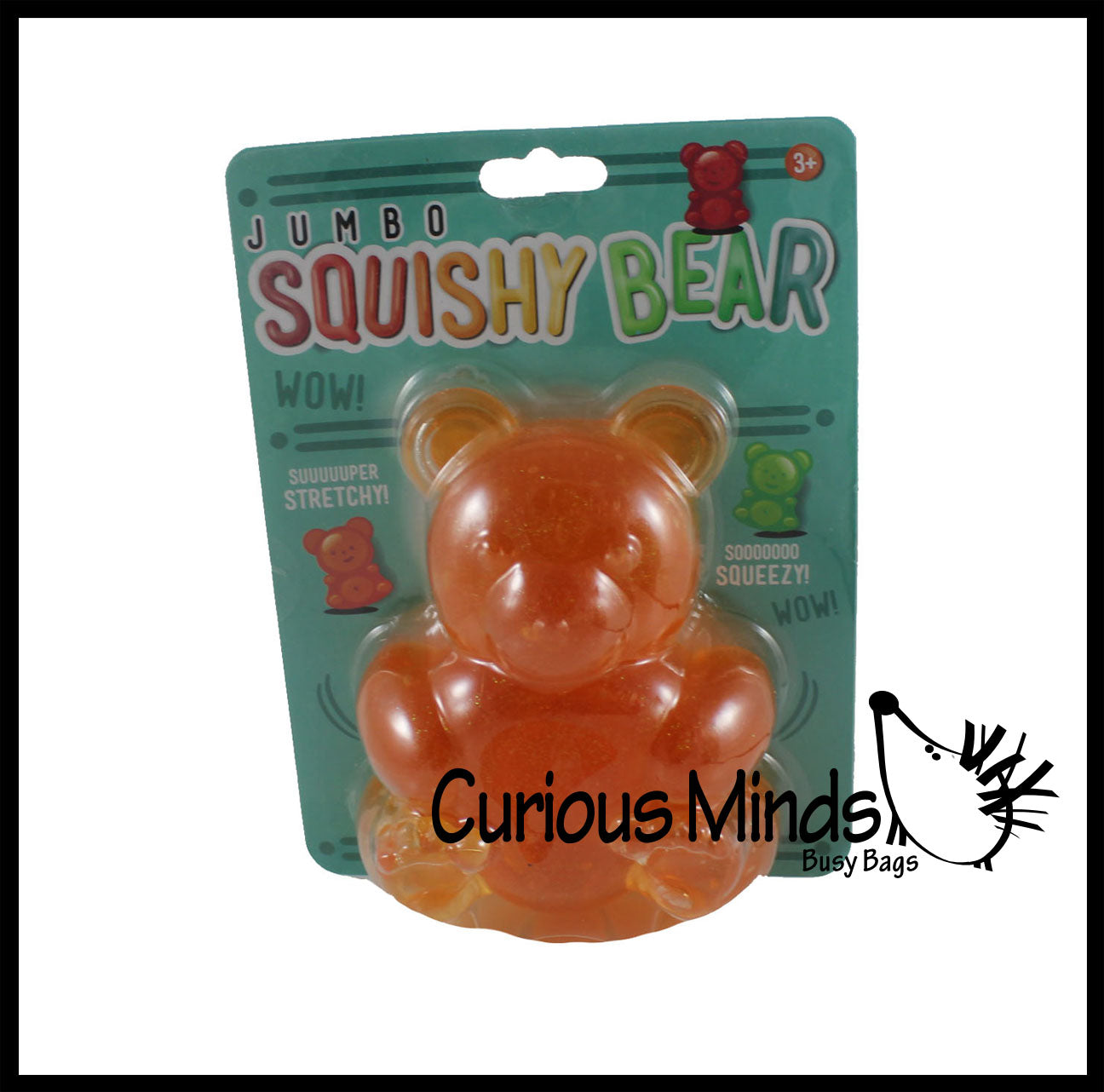 Happy Bunch® Beary Gummy Sensory Squeeze Toy