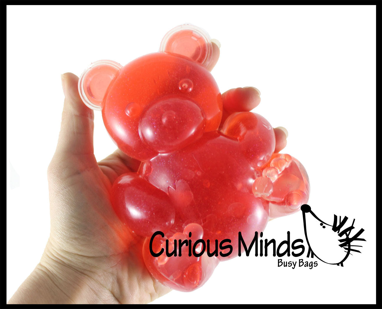 Big Gummy Bear Squishy! so fun to play with #gummy #gummybear #giantgu