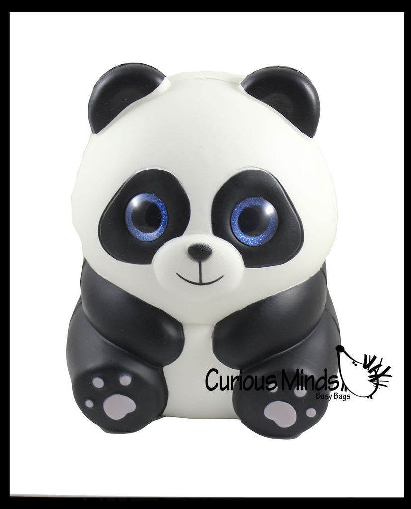 JUMBO Panda Squishy Slow Rise Foam Pet Animal Toy -  Scented Sensory, Stress, Fidget Toy
