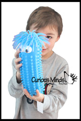 Huge Jumbo Knobby Puffer Worm -  Sensory Fidget Toy